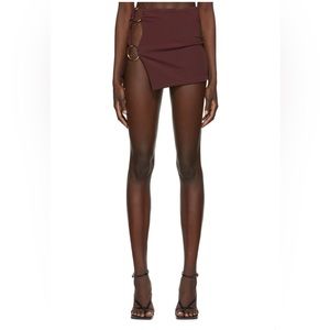 COPY - LOUISA BALLOU
Brown Double Ring Cover Up Skirt
Sz M